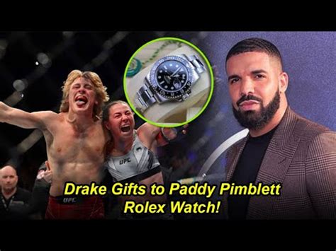 drake buys rolex for paddy pimblett|where to buy drake merch.